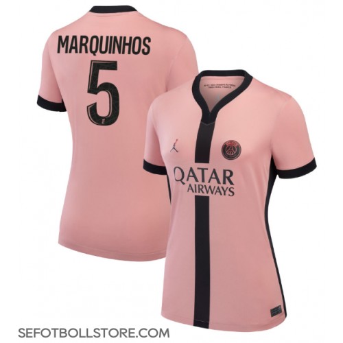 Paris Saint-Germain Marquinhos #5 Replika Tredje Tröja Dam 2024-25 Kortärmad